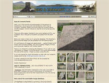 Tablet Screenshot of gravestones.rosscromartyroots.co.uk
